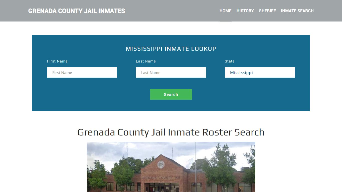 Grenada County Jail Inmate Roster Lookup, Grenada, MS